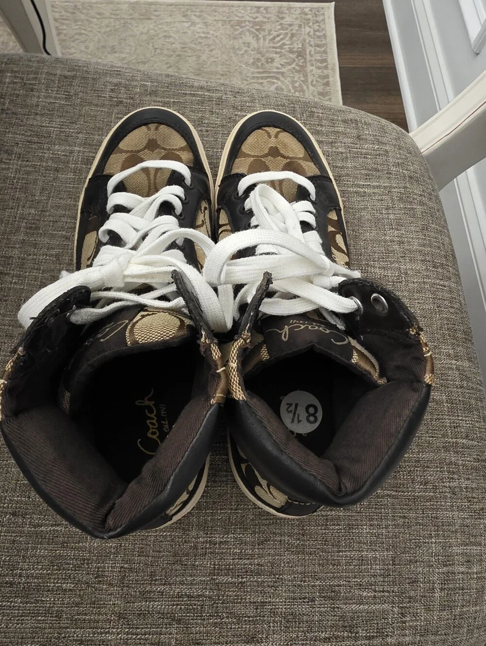 Coach High Top Sneakers Women's Size 8.5